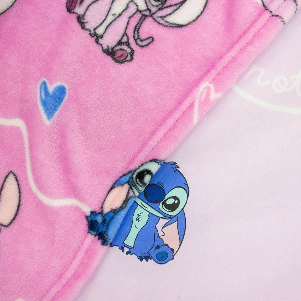 Stitch Chill Throw Pink Image 4