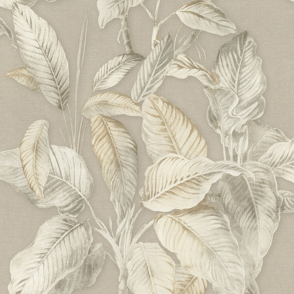 Rasch Wallpaper Boho Palm Neutral Wallpaper Image 1