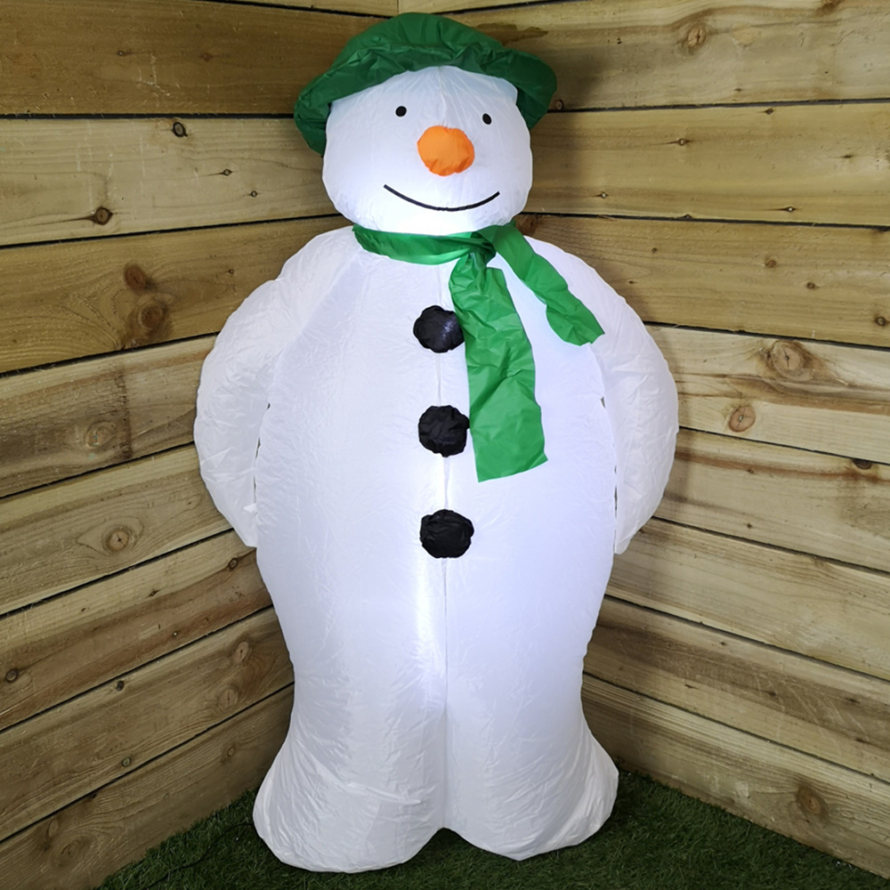 Samuel Alexander The Snowman Film Lit Inflatable Christmas Decoration 4ft Image 1