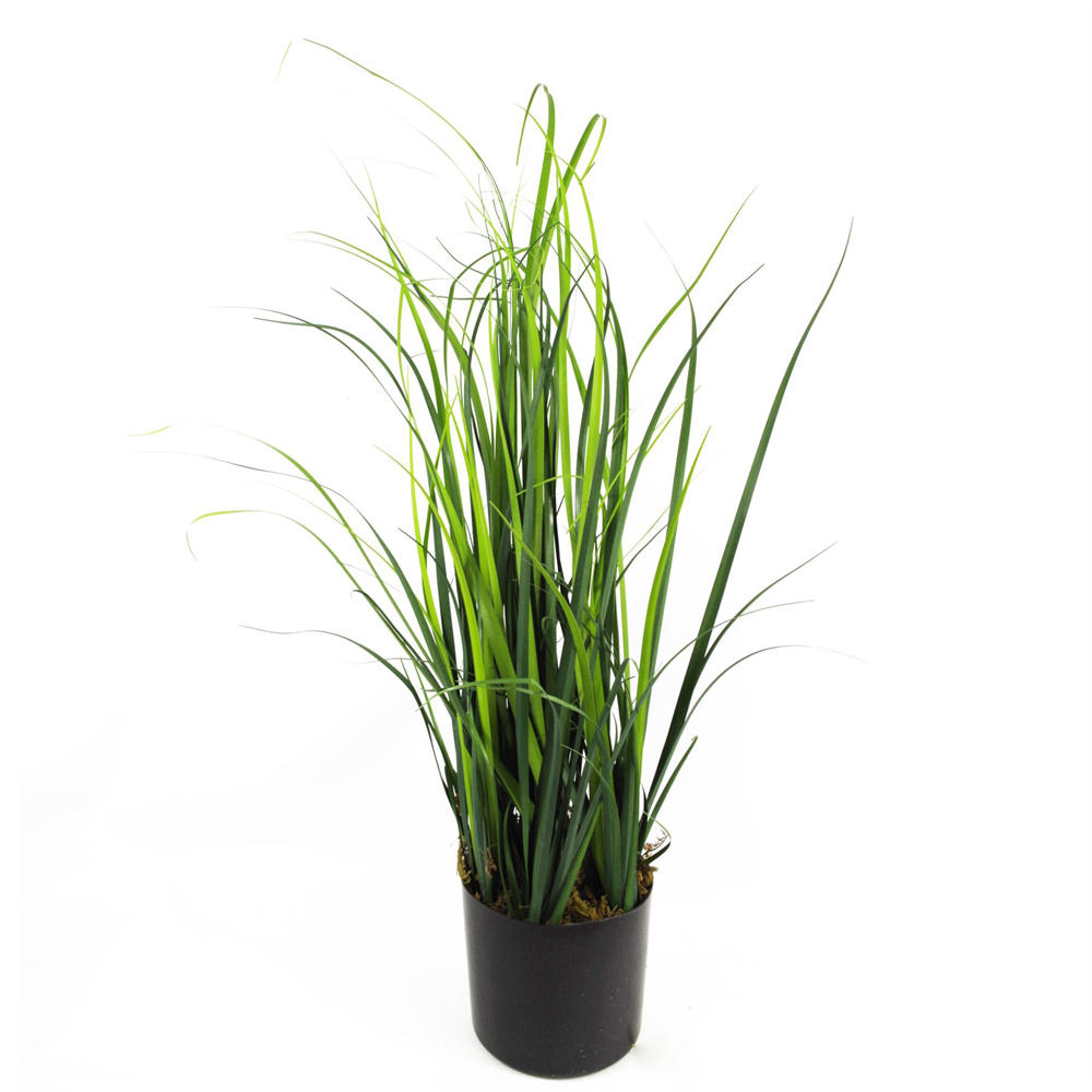 Leaf Artificial Grass Plant Foliage Lemongrass Plant Pot 1.9ft Image 1
