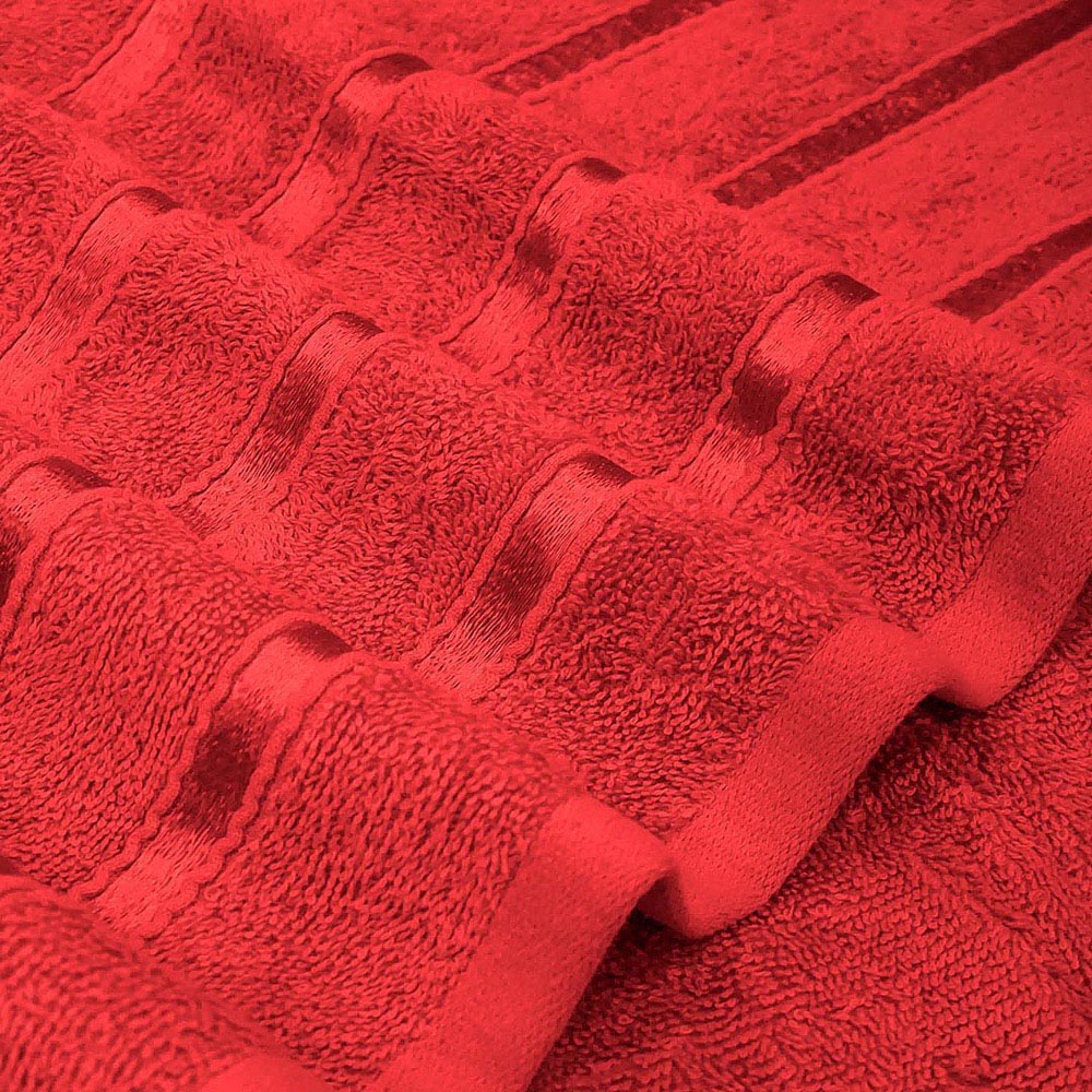 Smart Living Boston 8 Piece Red Towel Bale Set Image 4