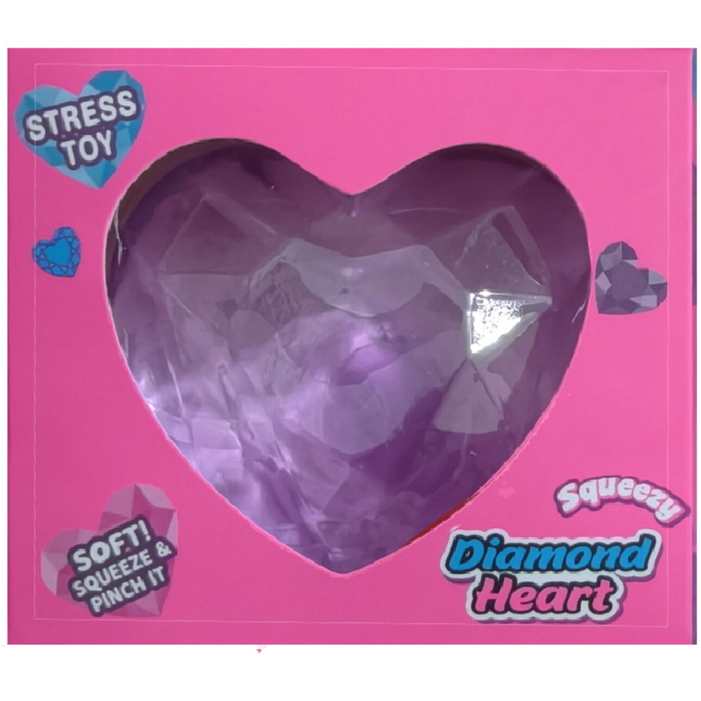 Squeeze Diamond Heart Stress Toy Image 6