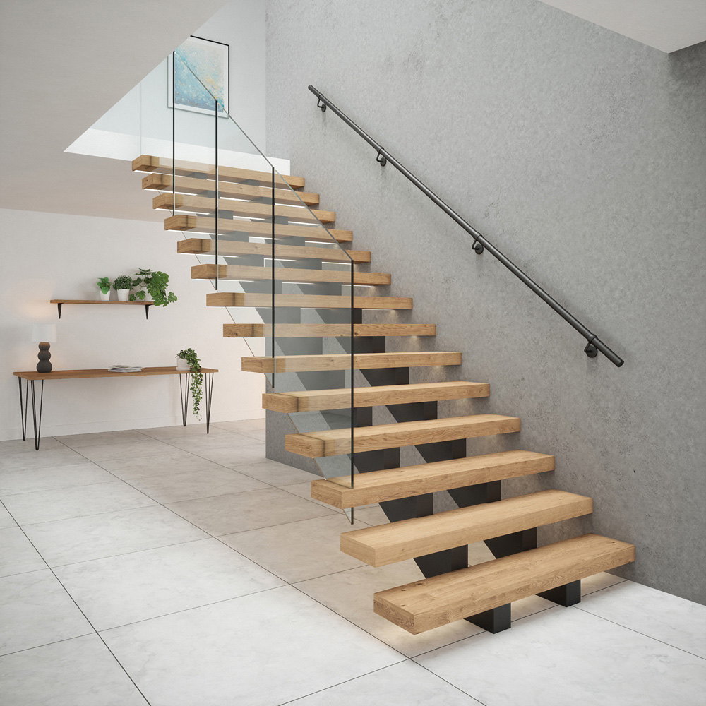 Rothley Matt Black Stair Handrail Kit 3.6m Image 9
