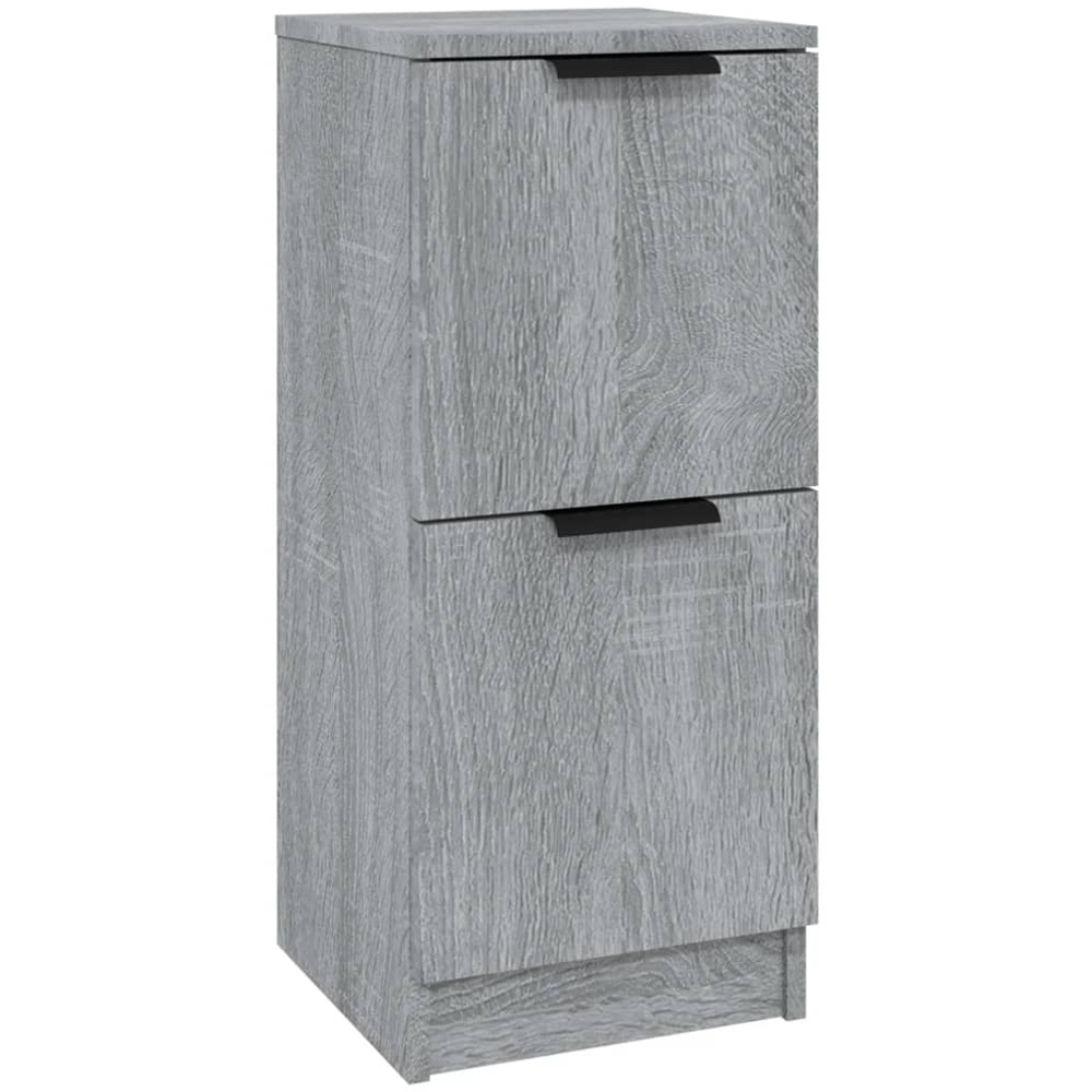 vidaXL 2 Door Grey Sonoma Wooden Sideboard Image 2