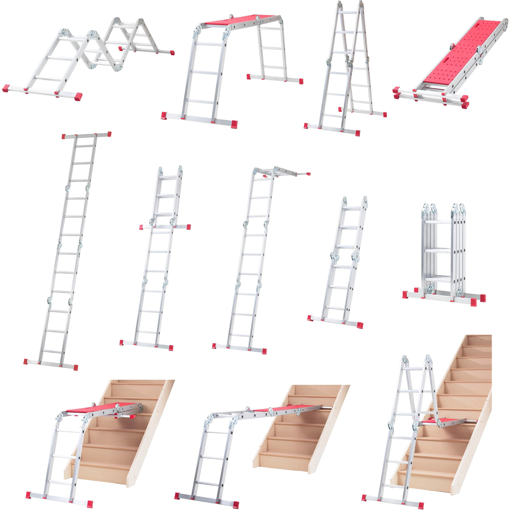 Werner 12 Way Combination Ladder with Platform 3.39m Image 2