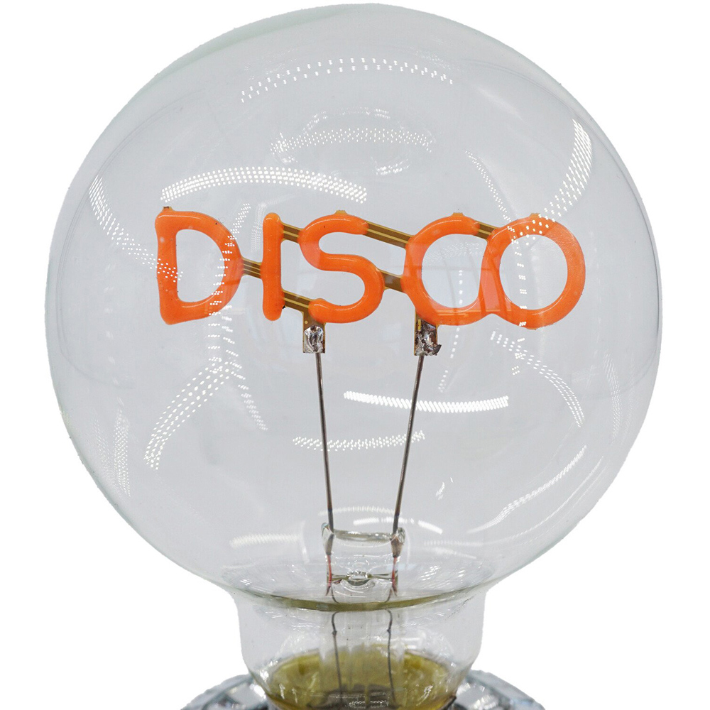 Disco Bulb Battery Operated Light	 - Silver Image 7