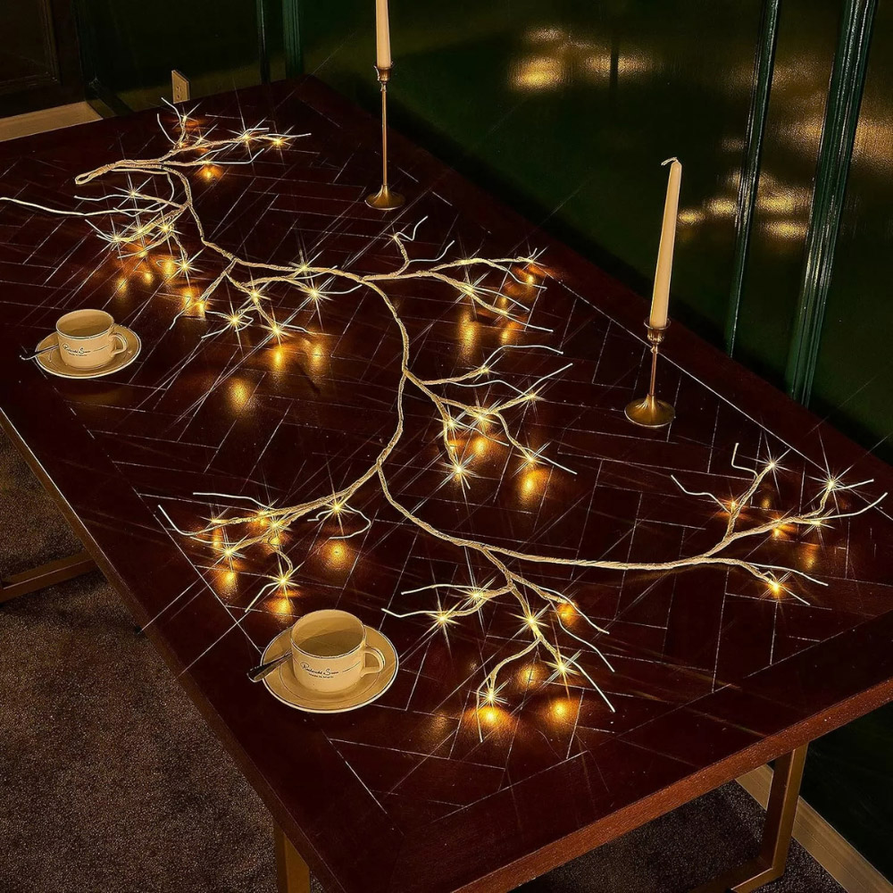 Marco Paul Artificial LED Christmas Twig Garland 180cm Image 6