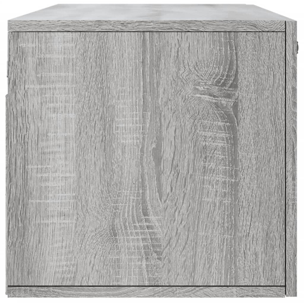 vidaXL 2 Door Grey Sonoma Oak Wall Cabinet Image 7