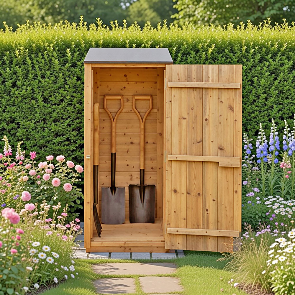 Shire 2 x 2ft Shiplap Wooden Tool Shed Image 4