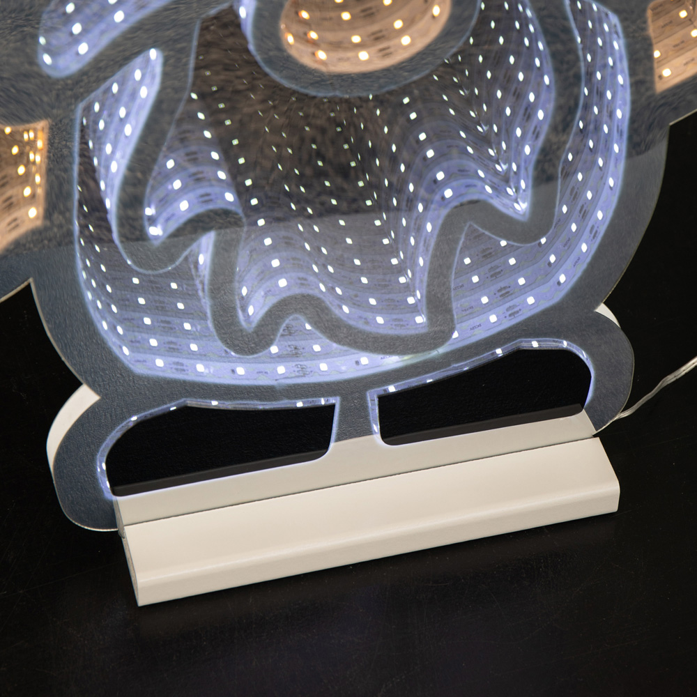 Samuel Alexander Multicolour LED Light Up Gonk with Candy Cane Infinity Christmas Decoration 60cm Image 8