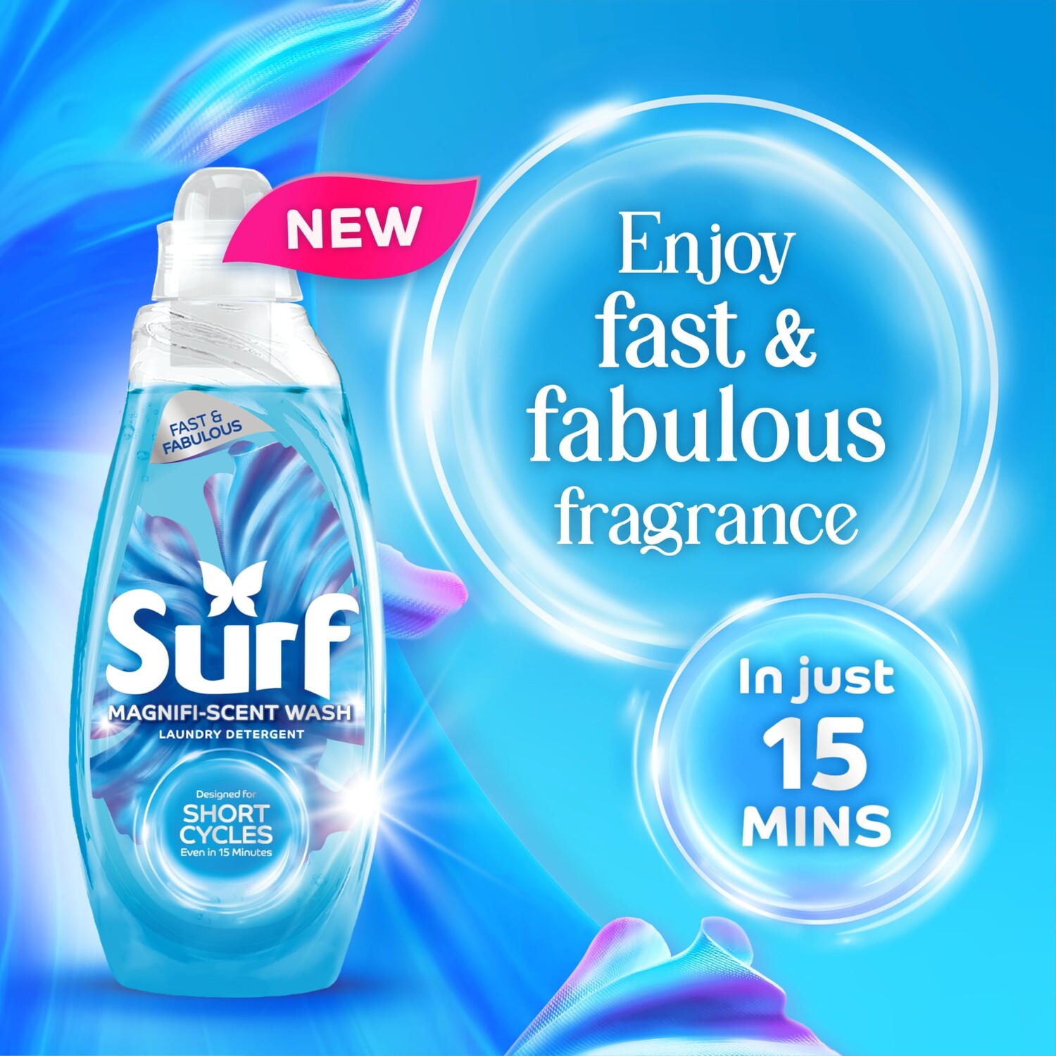 Surf Magnifi-Scent Wash Laundry Detergent Aqua Bliss Image 7