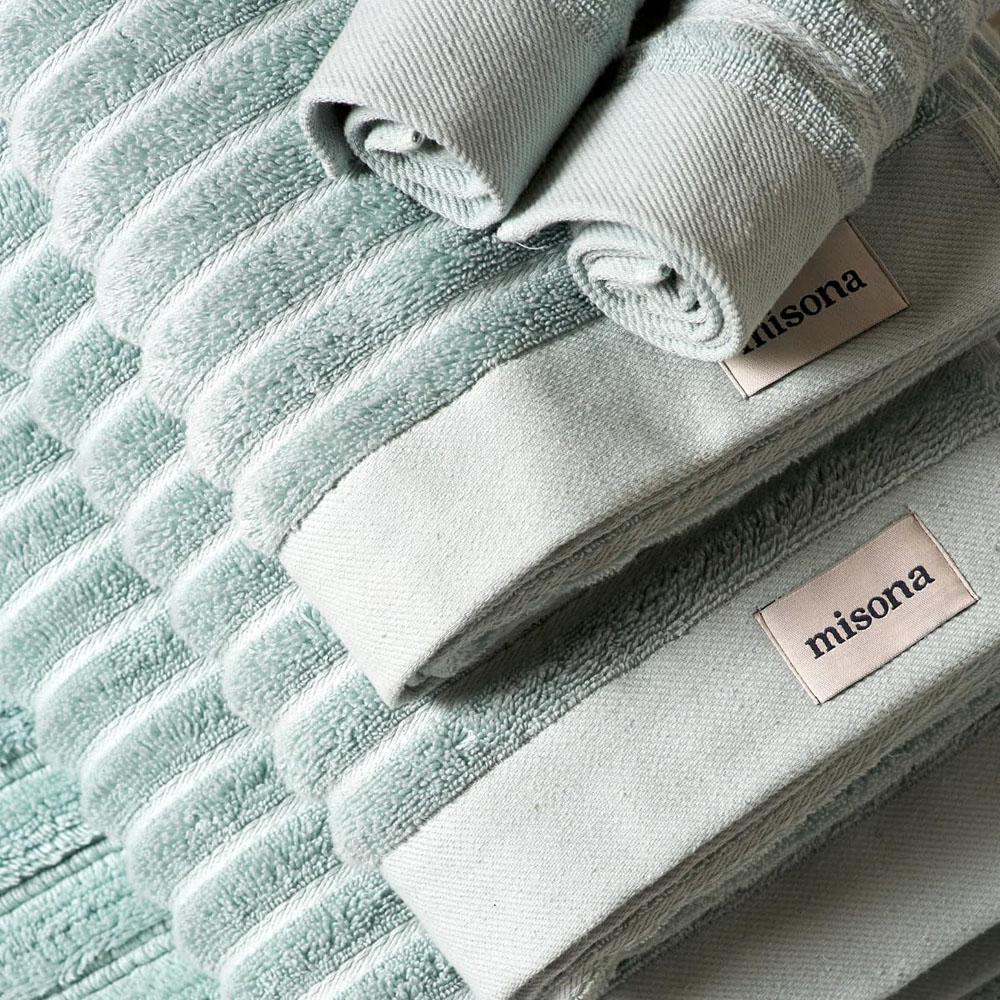 Misona Organic Cotton Duckegg Bath Towel Image 2