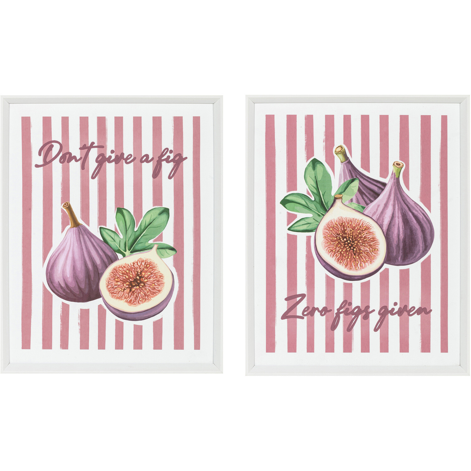 Fig Humorous Quote Framed Print Image 3