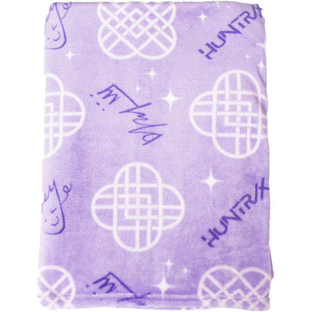 K-Pop Demon Hunters Fleece Throw Lilac Image 3