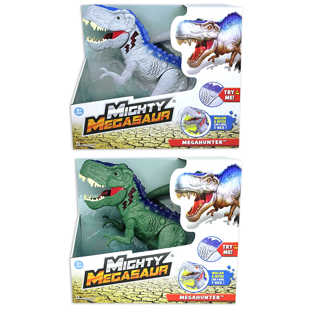 Single Dragon-i Toys Mighty Megasaur Walking Dinosaur Toy in Assorted styles Image 1