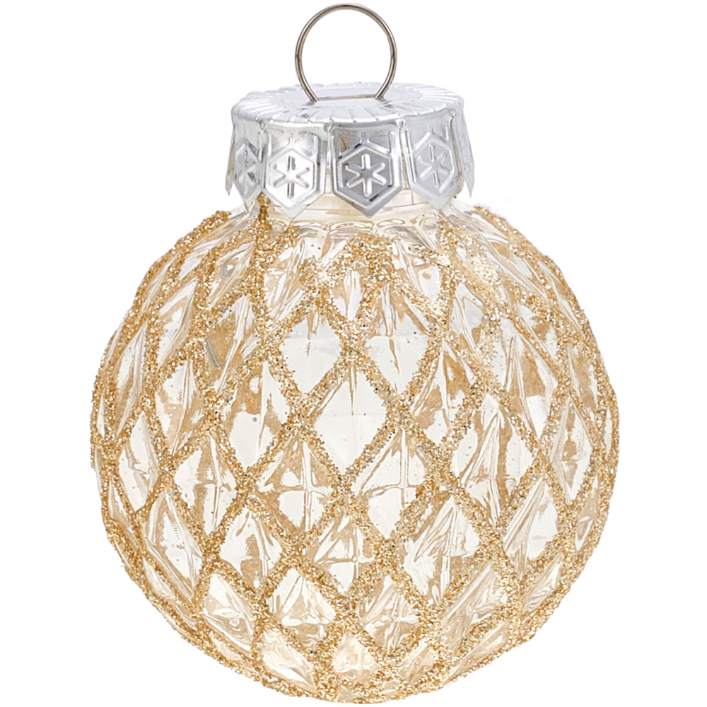 Living and Home Gold Bauble 30 Pack Image 4
