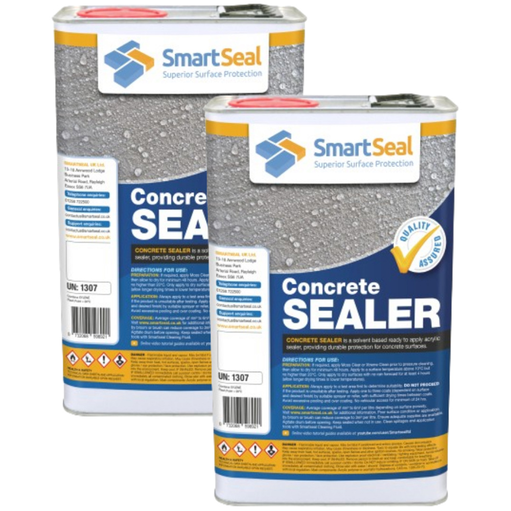 SmartSeal External Concrete Sealer 5L 2 Pack Image 1