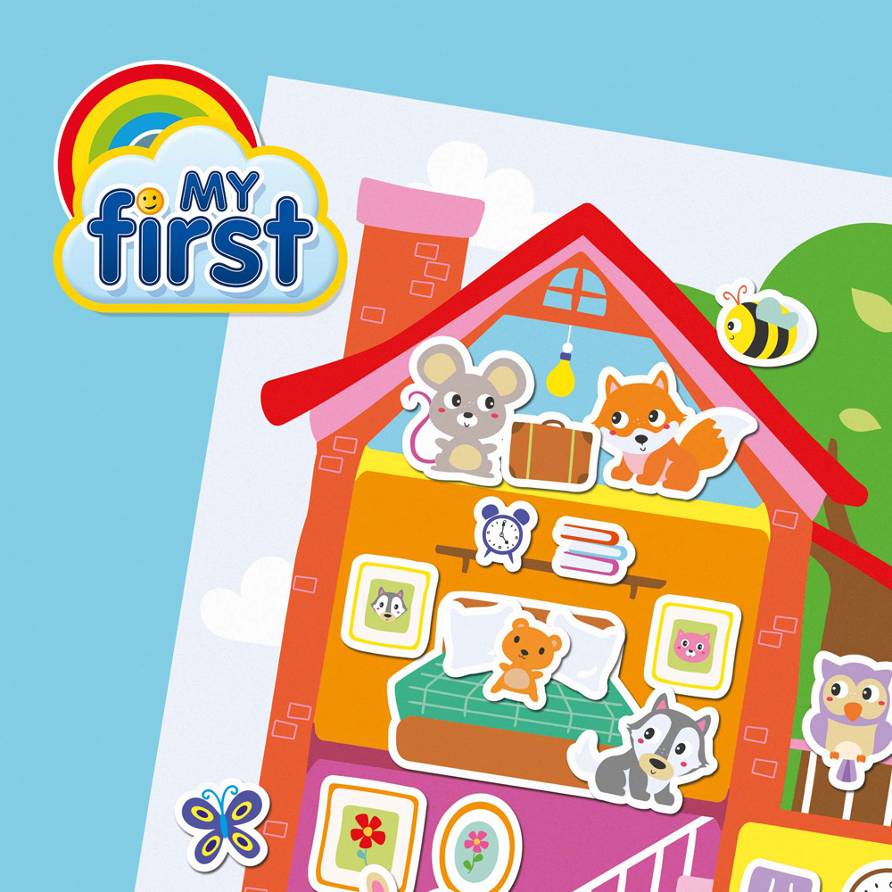 SES Creative My First House Poster with Stickers Activity Set Image 4