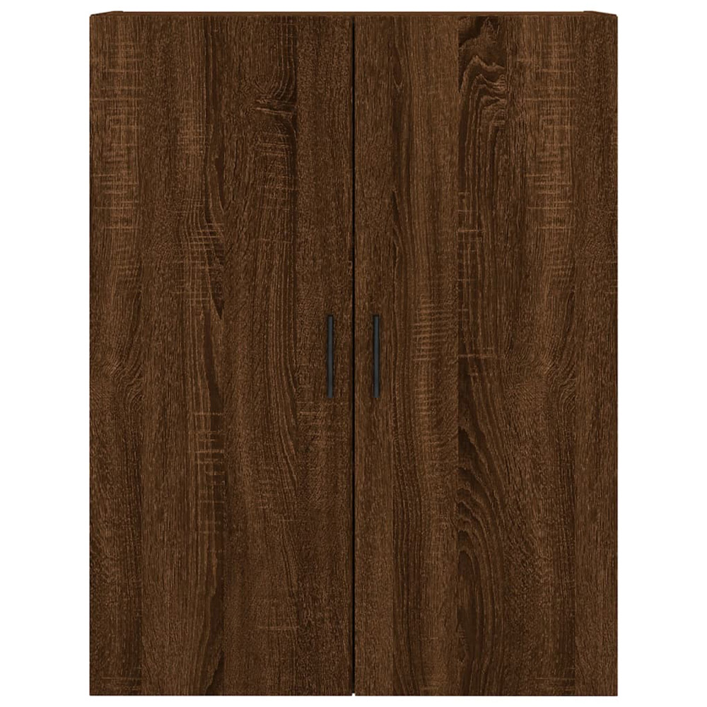 vidaXL 2 Door Brown Oak Wall Mounted Cabinet Set of 2 Image 6