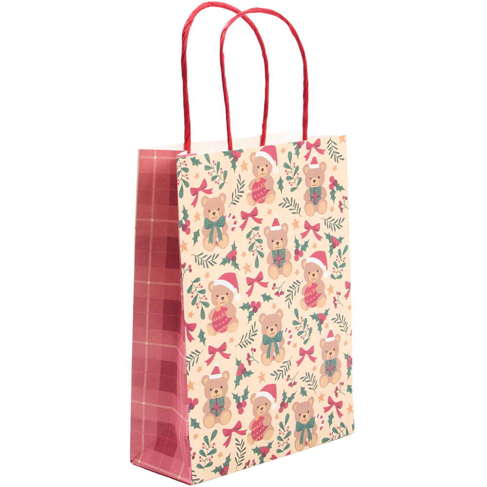 Pack of 10 Christmas Teddy Party Bags Image 4