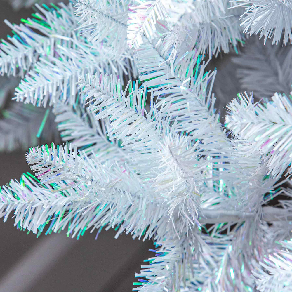 The Christmas Centre Hatfield White PVC Artificial Xmas Tree 7ft Image 3