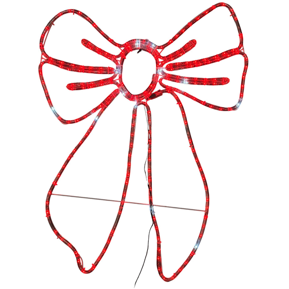 Christmas Bow Rope LightRed Image 2