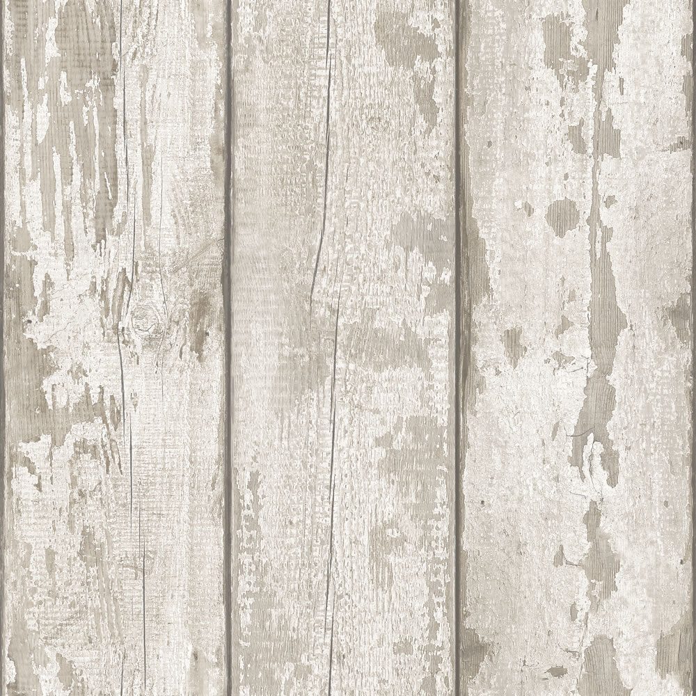 Arthouse White Wood Wallpaper Image 1