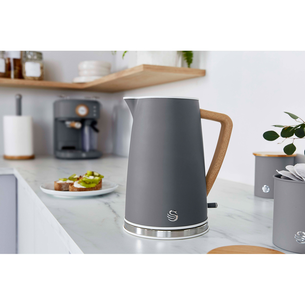 Swan Nordic EEJB205 Grey 4 Slice Toaster 1.7L Kettle and 3.5L Slow Cooker Bundle Image 7