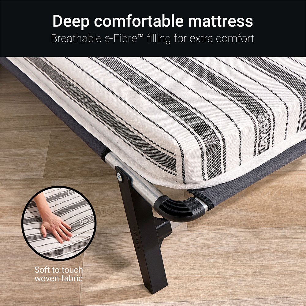 Jay-Be QE80 Single Quick Folding Bed with Comfort Mattress Image 3