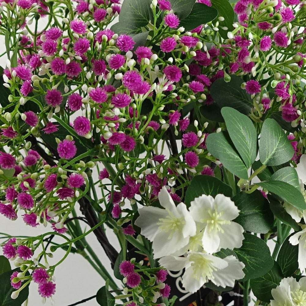 Leaf Pink Gypsophila Artificial Stem 55cm 6 Pack Image 6
