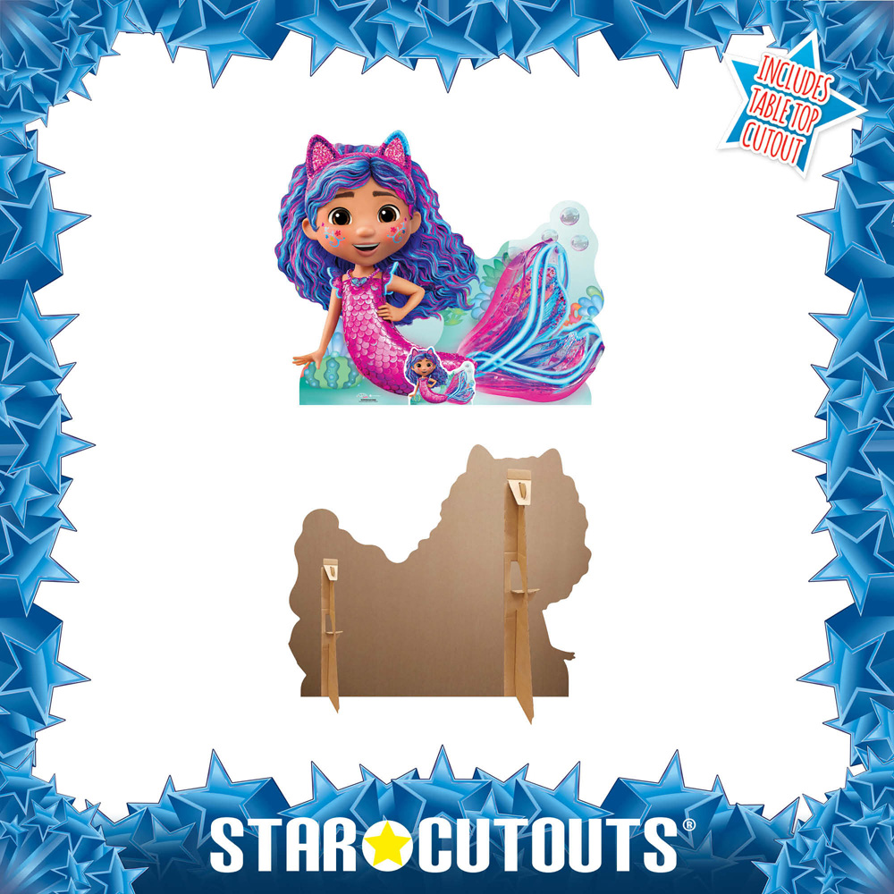 Star Cutouts Mermaid Gabby Cardboard Cutout 3.1ft Image 4