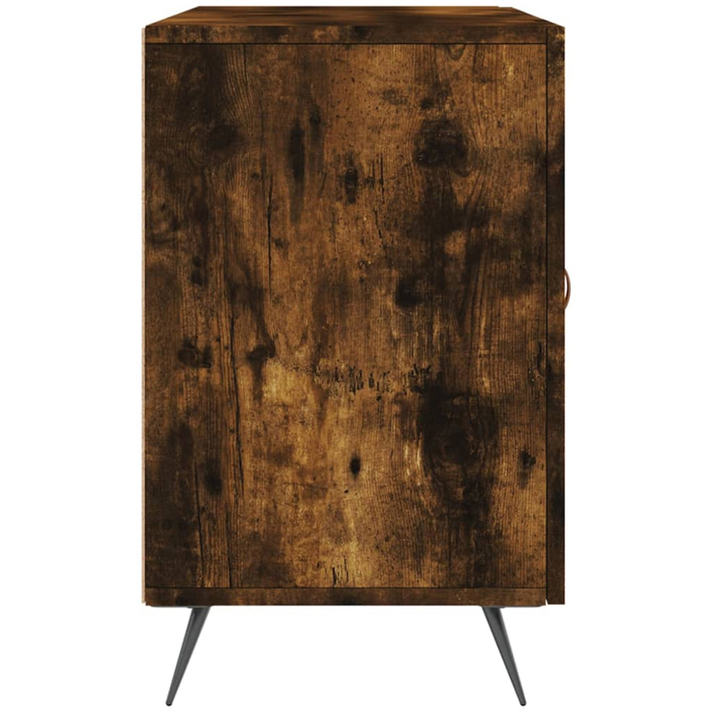vidaXL 2 Door 2 Drawer Smoked Oak Sideboard Image 7