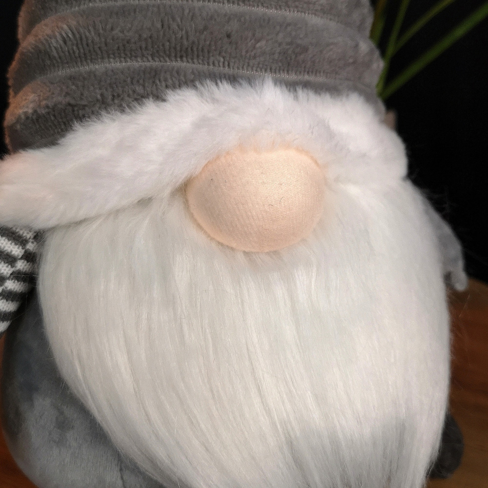 Samuel Alexander Grey Large Sitting Plush Gonk Christmas Decoration 51cm Image 5