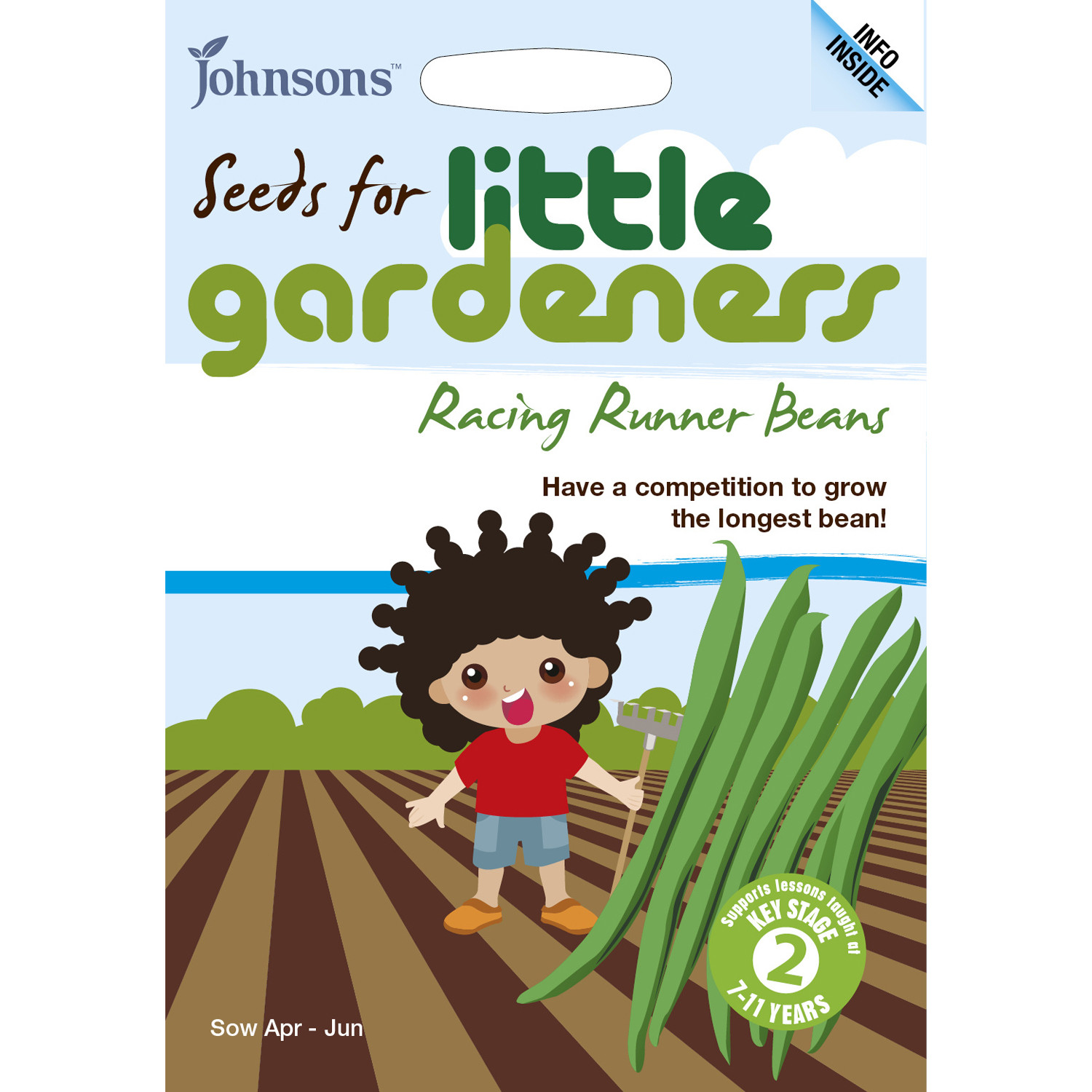 Little Gardeners Racing Runner Beans Image 1