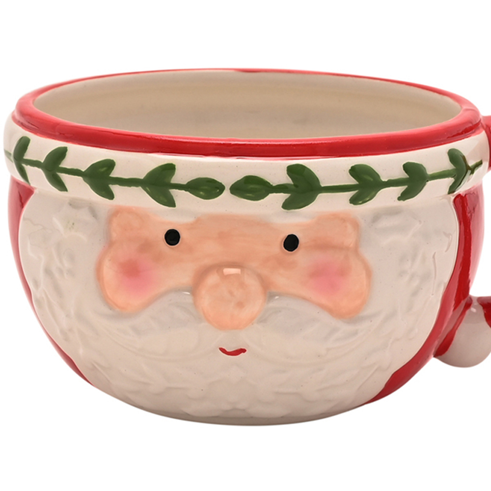 The Seasonal Gift Co. Santa & Friends Nordic Mr Claus Ceramic Tea Cup Image 2
