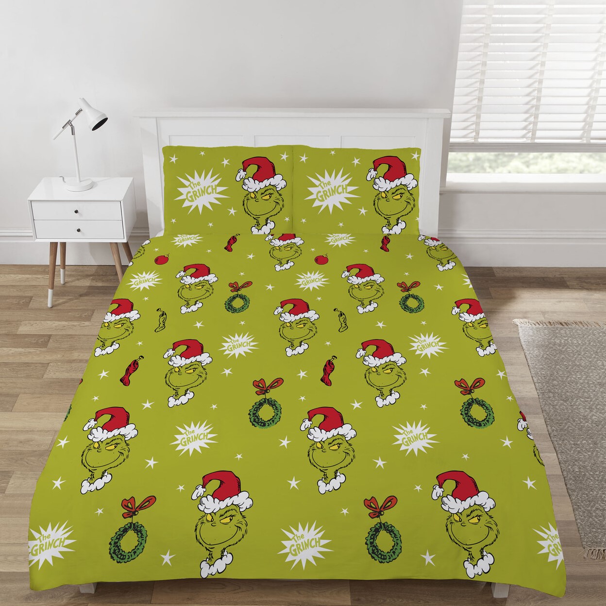 The Grinch Festive Duvet Set - Double Image 1