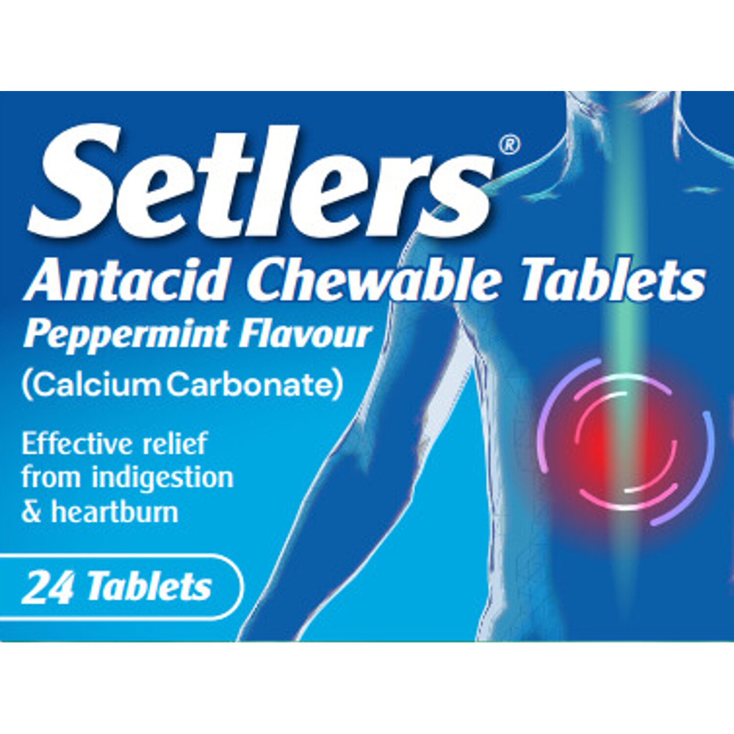 Setlers Peppermint Antacid Tablets Image