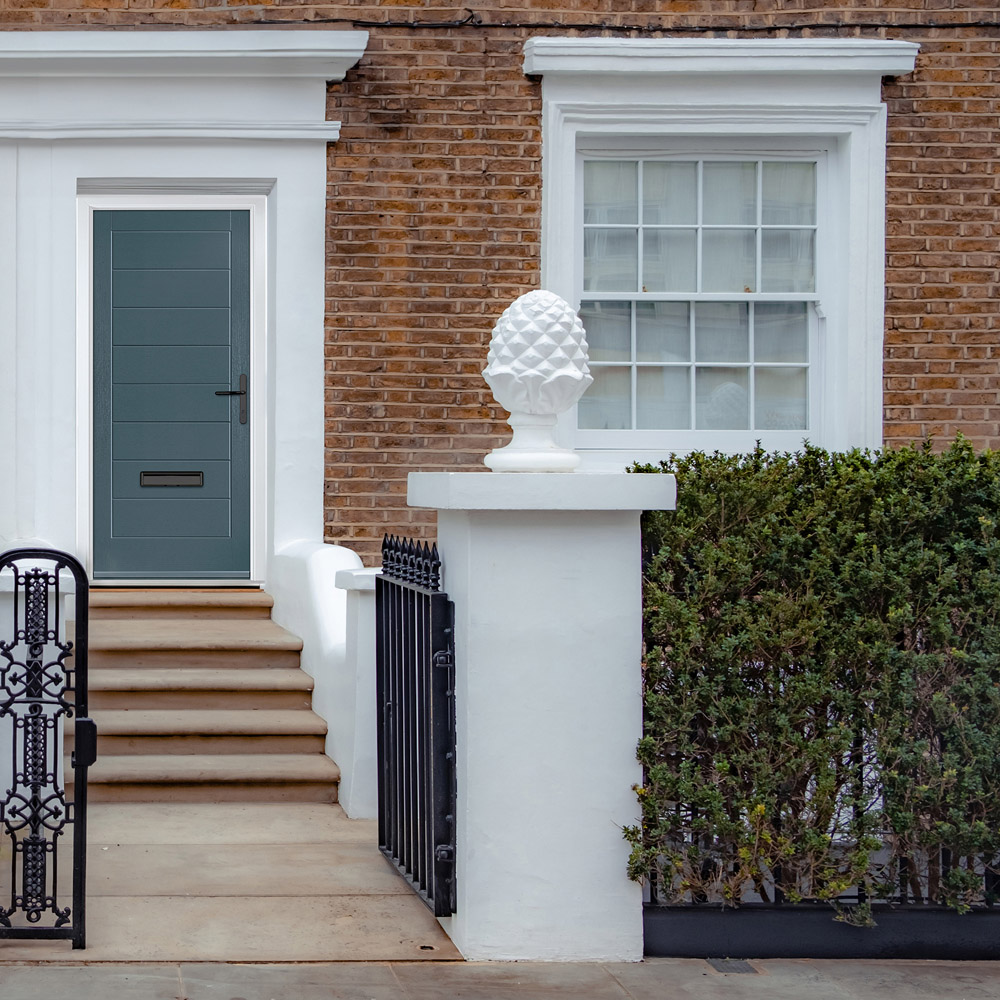 Crystal-Direct Monza Slate Grey GRP Left Hand Open Front Door 2090 x 920mm Image 2