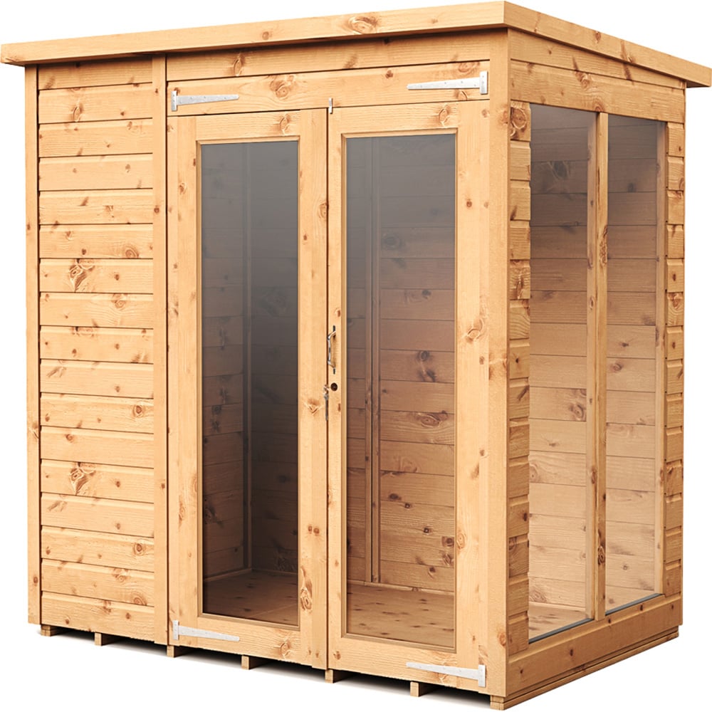Empire Sheds 6 x 4ft Double Door Tongue and Groove Pent Summerhouse Image 1