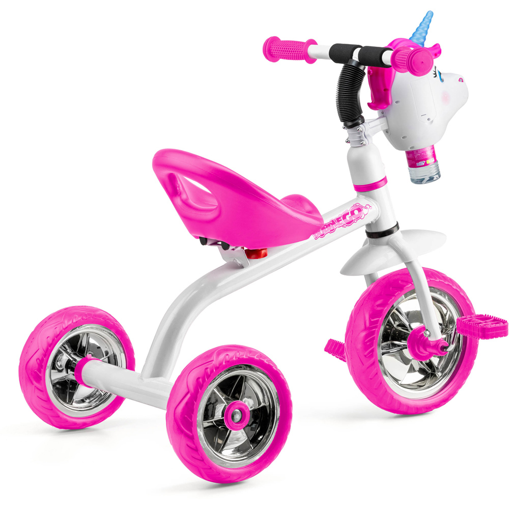 Xootz Kids White Unicorn Bubble Go Trike Image 4