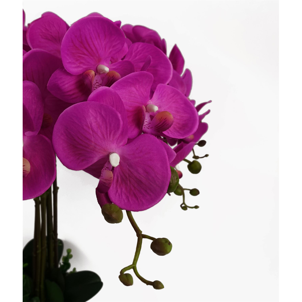 Botanik Deluxe Pink Orchid Bush Artificial Plant in Pot 3ft Image 4