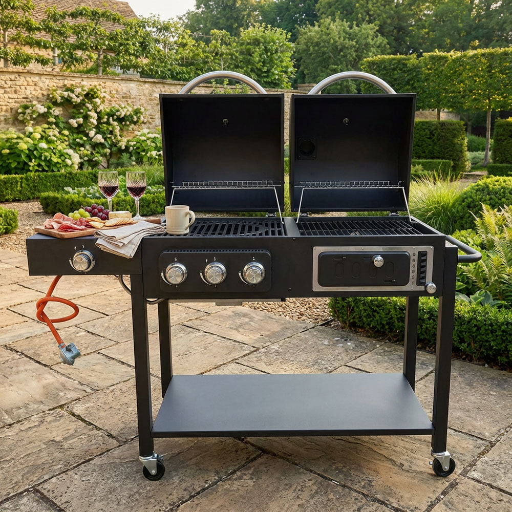 Columbus Black Dual Fuel BBQ Image 4