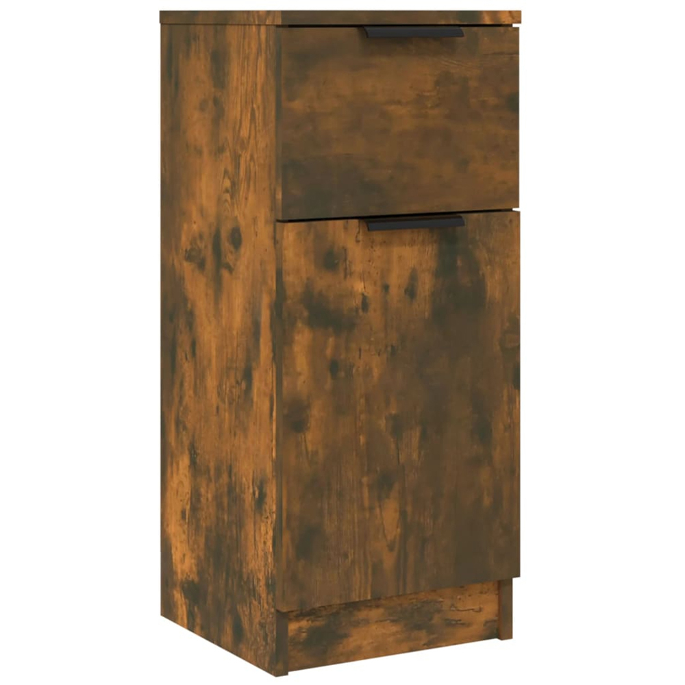 vidaXL Single Door Single Drawer Brown Sideboard Image 2