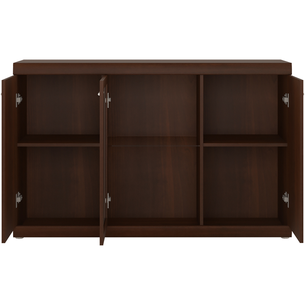 Florence Imperial 3 Door Dark Mahogany Glazed Sideboard Image 3
