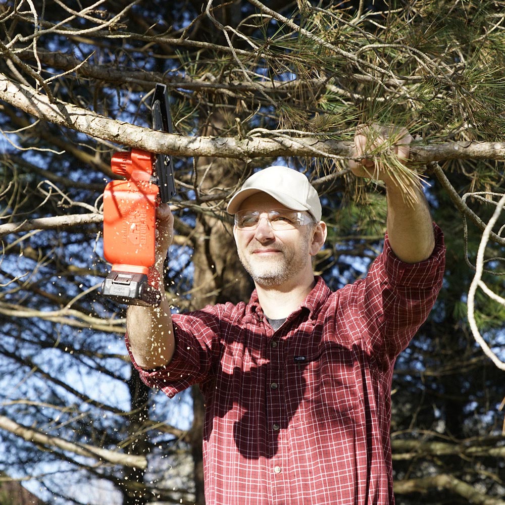 JML A002016 Orange Battery Powered Rotorazer Mini Chainsaw Image 6