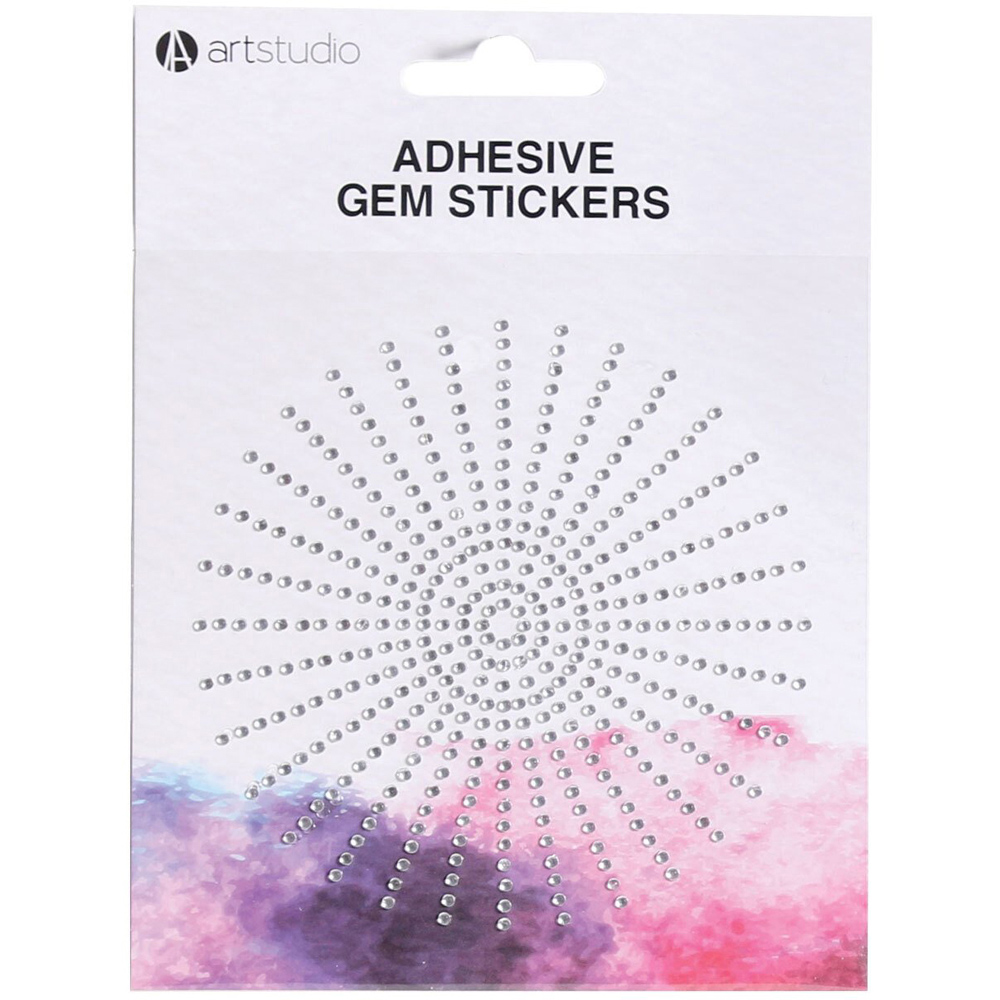 Art Studio Adhesive Gem Stickers Image 2