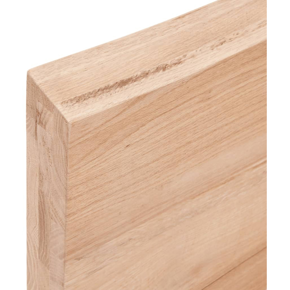 vidaXL 60 x 40cm Light Brown Oak Wood Wall Shelf Image 6