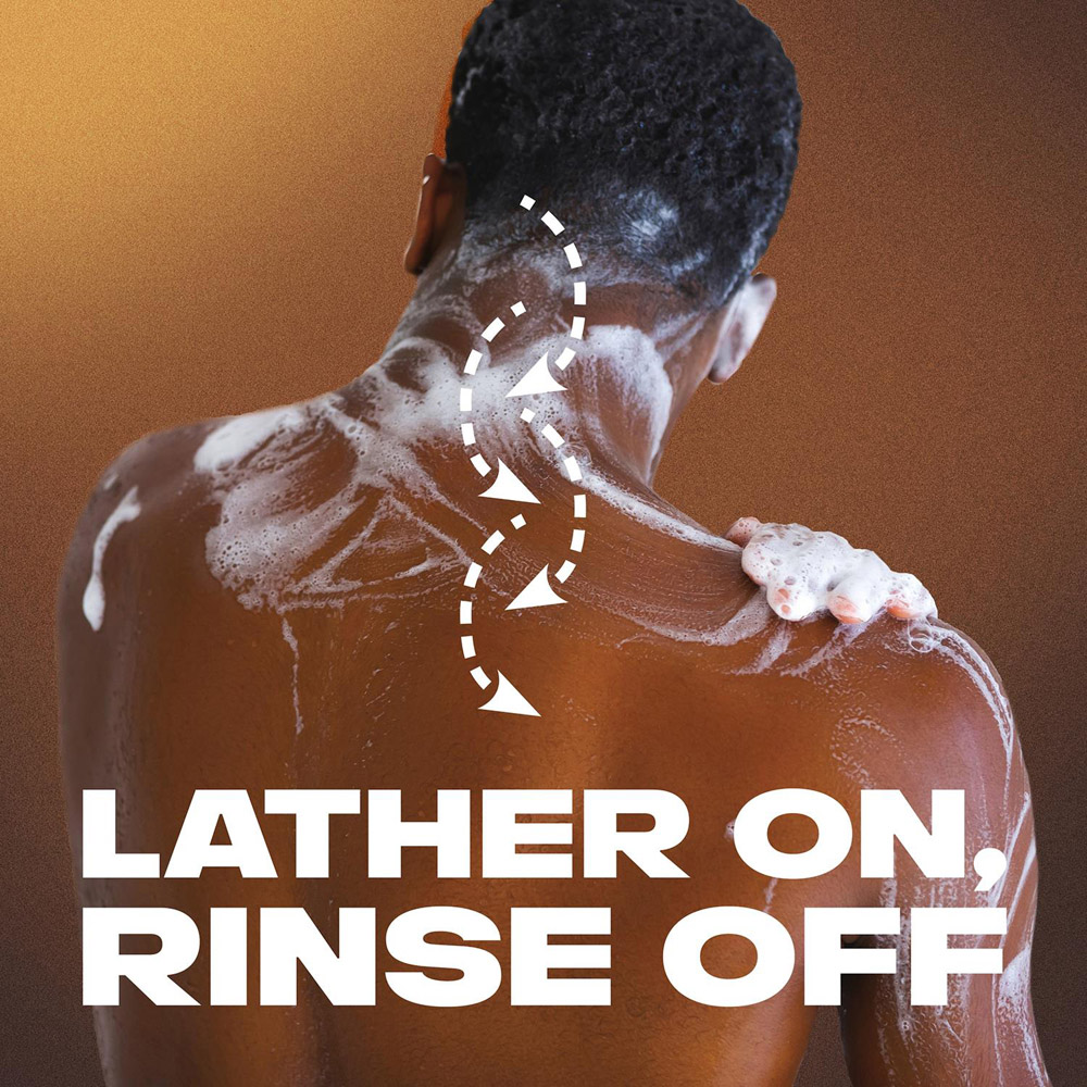 Lynx Dark Temptation Dark Chocolate 12H Refreshing Fragrance Men's Shower Gel 225ml 18 Pack Image 6