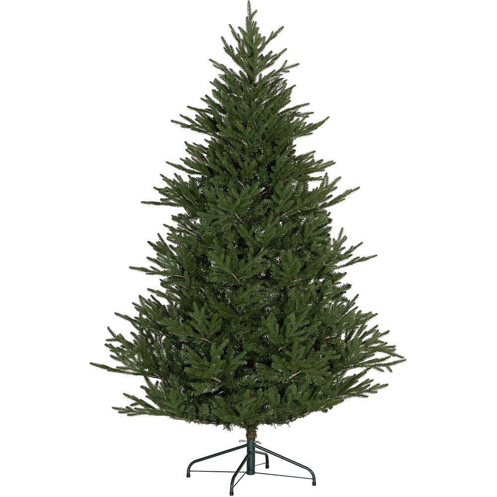 Everglow Green Realistic Artificial Christmas Tree 6ft Image 1