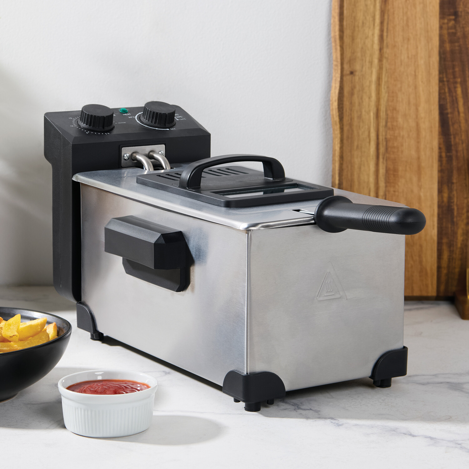 Kitchen Master Deep Fryer Silver Image 6